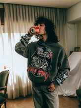 Load image into Gallery viewer, Billy Bones Club Punk Lover's Hoodie - Washed Black
