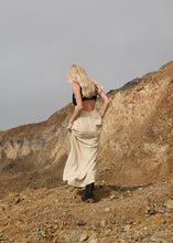 Load image into Gallery viewer, Afends Charlotte Maxi Dress - Biscuit/Black
