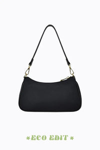 Peta + Jain Rosalia Handbag - Black Nylon/Gold