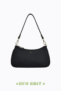 Peta + Jain Rosalia Handbag - Black Nylon/Gold