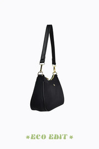 Peta + Jain Rosalia Handbag - Black Nylon/Gold