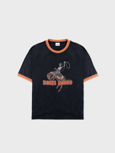 Billy Bones Club Rodeo Ringer Tee - Washed Black