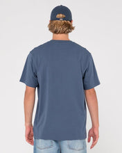 Load image into Gallery viewer, Rusty Boxed Out Centre Front Tee - China Blue
