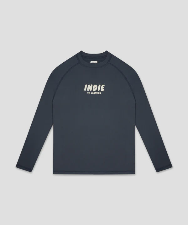 Indie Kids The All Day L/S Rashie (8-16) - Midnight