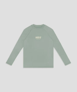 Indie Kids The All Day L/S Rashie (8-12) - Moss
