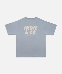 Industrie The Bedford Tee - Pool Blue