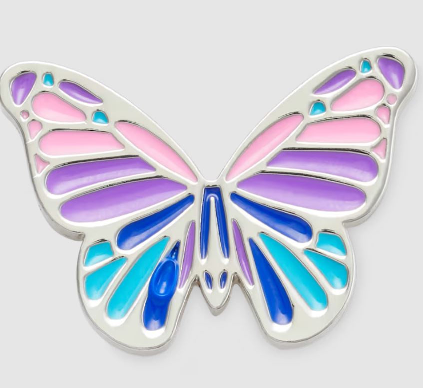 Crocs Multi Purple Butterfly Jibbitz Charm