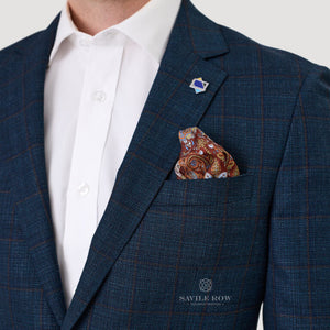 Savile Row Abram Wool Blazer- Olive BW6