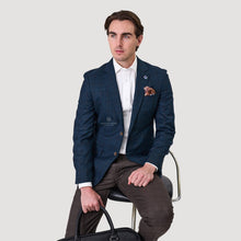 Load image into Gallery viewer, Savile Row Abram Wool Blazer- Olive BW6

