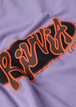 Load image into Gallery viewer, Rivvia Projects Oval Graf Relaxed Fit T-Shirt - Washed Purple
