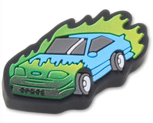 Load image into Gallery viewer, Crocs Lights Up Fire Race Car Jibbitz Charm

