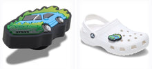Load image into Gallery viewer, Crocs Lights Up Fire Race Car Jibbitz Charm
