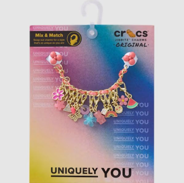 Crocs Pink Adjustable Charm Chain Jibbitz