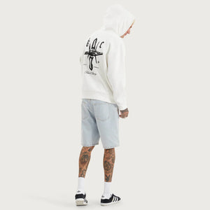 Kiss Chacey Chained Heavy Hoodie - Natural White