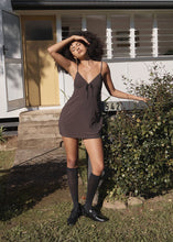 Load image into Gallery viewer, Afends Lani Mesh Mini Dress - Polka Coffee
