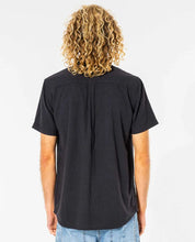 Load image into Gallery viewer, Rip Curl Washed Short Sleeve Shirt - Washed Black
