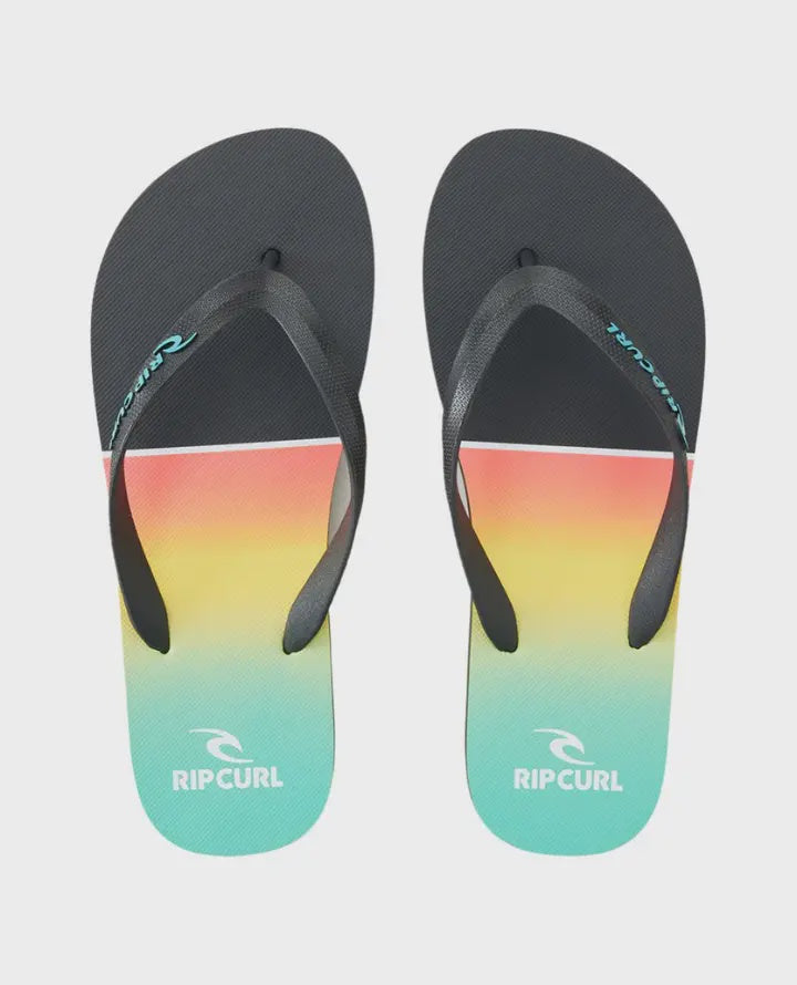 Rip Curl Dawn Patrol Bloom Open Toe Thongs - Aqua