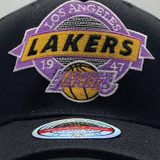 Mitchell & Ness NBA Point Guard Stretch CR Snapback Lakers - Black