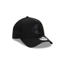 Load image into Gallery viewer, New Era 940 AFRAME Los Angeles Lakers Hat - Black/Black

