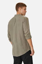 Load image into Gallery viewer, Industrie The Tennyson L/S Linen Shirt - OD Dark Forest
