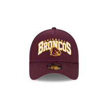 Load image into Gallery viewer, New Era 940AF Brisbane Broncos Logo Arch Hat - Maroon
