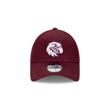 Load image into Gallery viewer, New Era Manly Warringah Sea Eagles Official Team Colours 9FORTY Cloth Strap Hat - Burgundy
