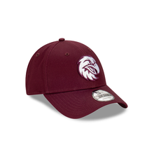 Load image into Gallery viewer, New Era Manly Warringah Sea Eagles Official Team Colours 9FORTY Cloth Strap Hat - Burgundy
