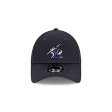 Load image into Gallery viewer, New Era Melbourne Storm Official Team Colours 9FORTY Cloth Strap Hat - Black
