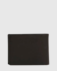 Quiksilver Gutherie Leather Bi-Fold Wallet - Chocolate Brown