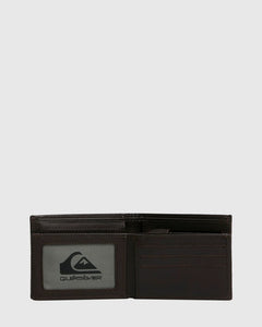 Quiksilver Gutherie Leather Bi-Fold Wallet - Chocolate Brown