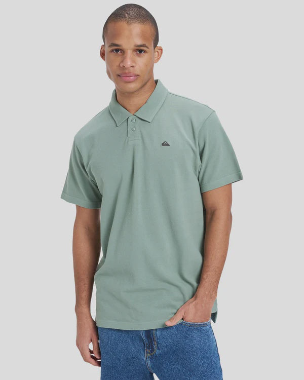 Quiksilver MW Pique Polo - Sea Spray