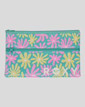 Load image into Gallery viewer, Roxy White Shoulder Pencil Case - Coastal Shade Flipper

