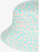 Load image into Gallery viewer, Roxy Youth Tiny Honey Bucket Hat - Aruba Blue Flower Bed
