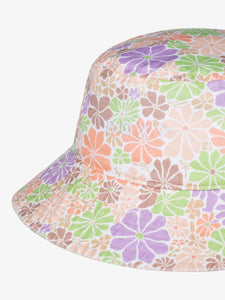 Roxy Youth Tiny Honey Bucket Hat - White All About Sol Mini Rg
