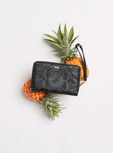 Roxy Back In Brooklyn Zip-Around Wallet - Anthracite