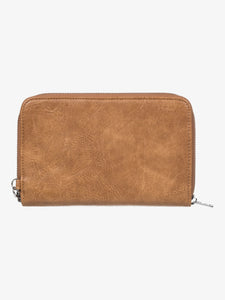 Roxy Back In Brooklyn Zipper Wallet - Camel
