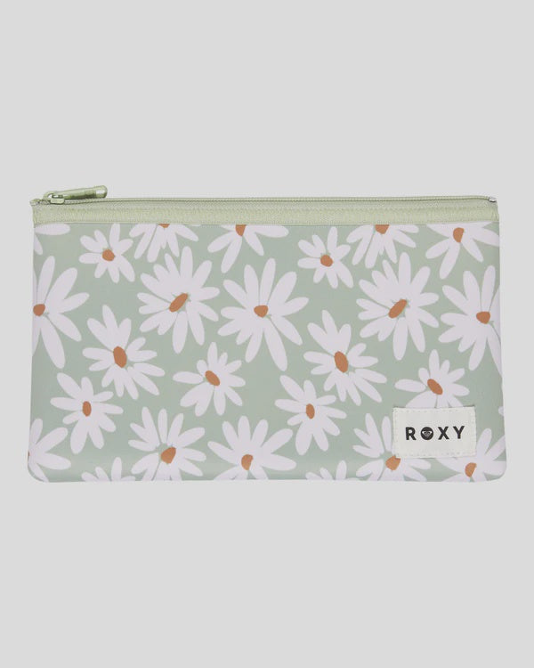 Roxy Beach Companion Pencil Case - Laurel Green Dream Big Floral