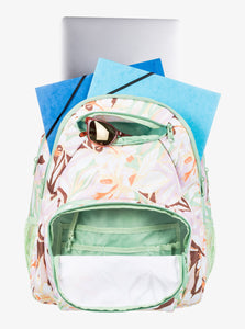 Roxy Shadow Swell Printed Medium Backpack - Quiet Green Coast
