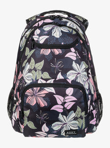 Roxy Shadow Swell Medium Back Pack - Anthacite Sunny Floral Swim