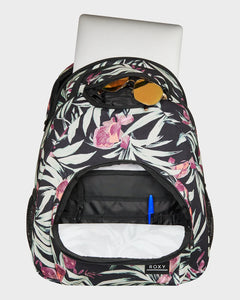 Roxy Shadow Swell Printed Backpack - Anthracite Wind Swept Floral