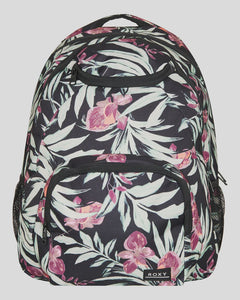 Roxy Shadow Swell Printed Backpack - Anthracite Wind Swept Floral