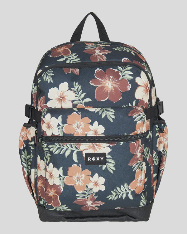 Roxy Right Line Backpack - Almond Tropical Feels