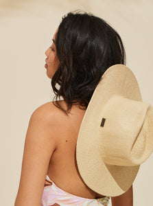 Roxy Sunny Kisses Straw Sun Hat - Natural