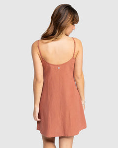 Roxy Santorini Slip Dress - Russet