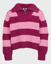 Load image into Gallery viewer, Eve Girl Daria 1/4 Zip Knit - Cranberry
