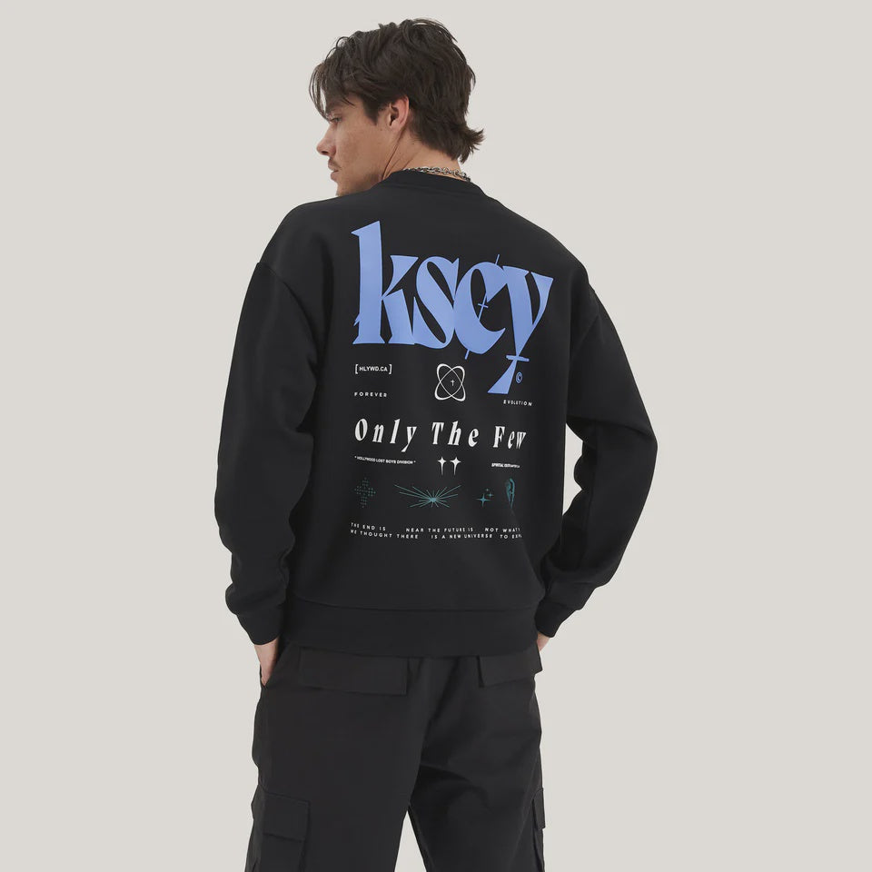 Kiss Chacey Heavy Relaxed Sweater - Jet Black
