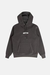 Rhythm Contrast Stitch Hood - Charcoal