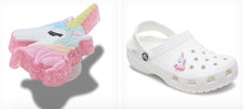 Load image into Gallery viewer, Crocs Glitter Unicorn Jibbitz Charm
