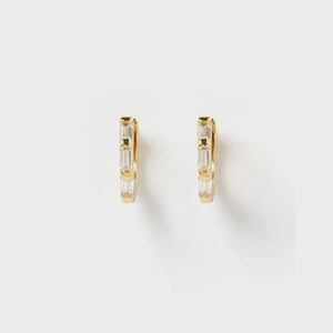 Arms Of Eve Holi Gold Huggie Earrings