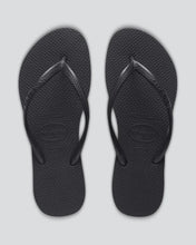 Load image into Gallery viewer, Havaianas Slim Basic Thongs - Black
